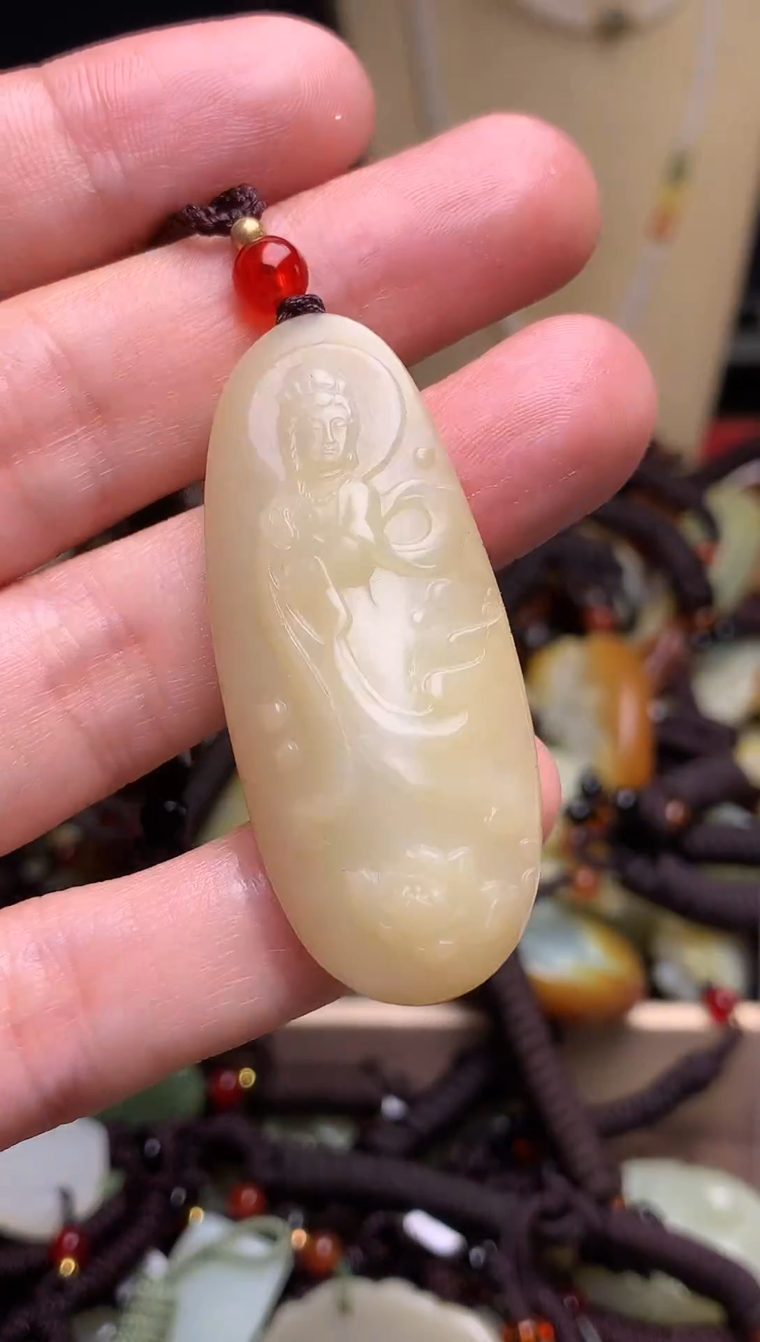 颈饰未镶嵌和田玉新疆料青海料清水和田玉吊坠