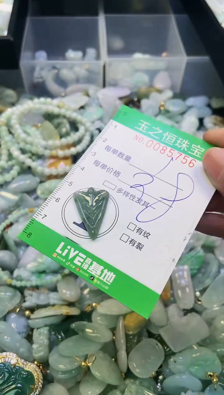 翡翠未镶嵌颈饰闪购0085756