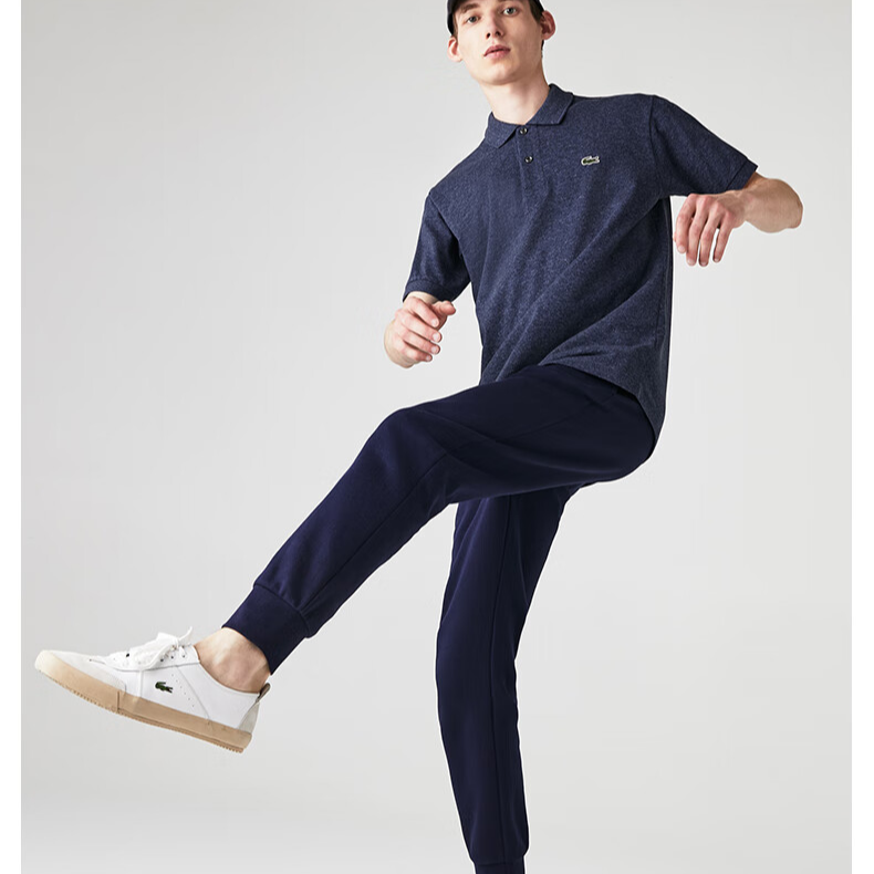 LACOSTE法国鳄鱼男装24秋季休闲百搭短袖POLO衫L1264