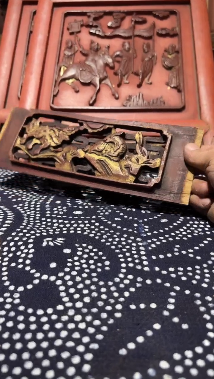 香榧木桃*源老木雕老物件