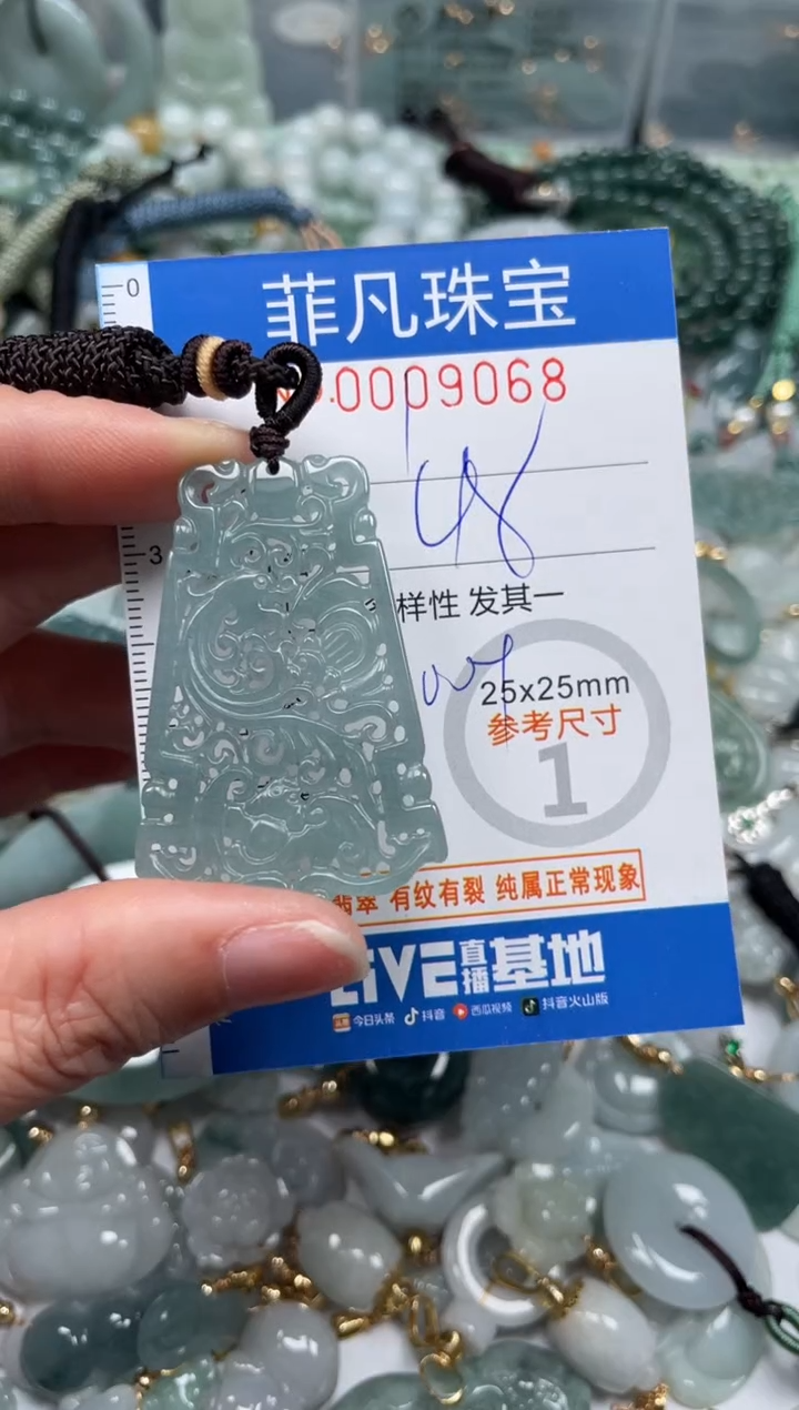 【闪购商品】翡翠颈饰未镶嵌00..9068