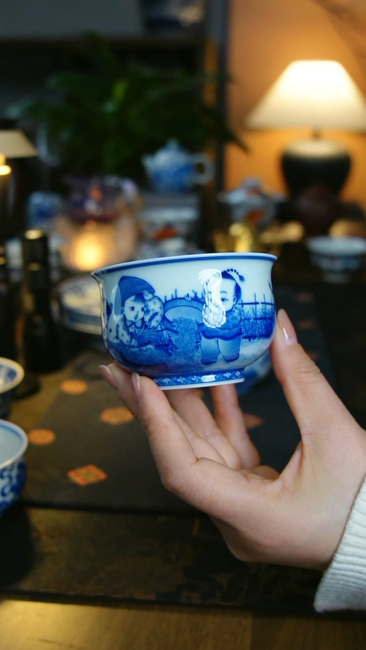 童子炉式杯 秋收