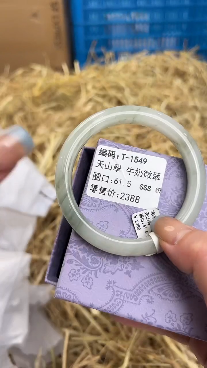 未镶嵌手镯石英质玉T-1549