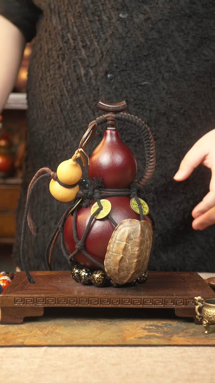 【闪购商品】393大漆葫芦一物一拍记葫堂出品