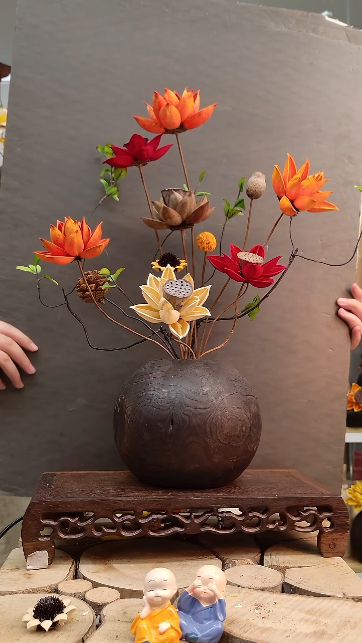 木实木花瓶直播间间