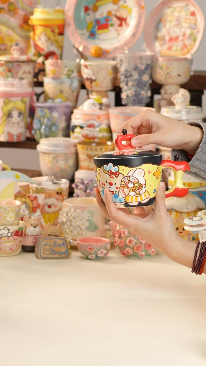 其他陶景德镇釉下彩手绘设计师款陶瓷