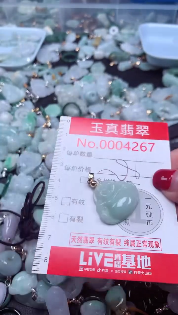颈饰未镶嵌翡翠4267