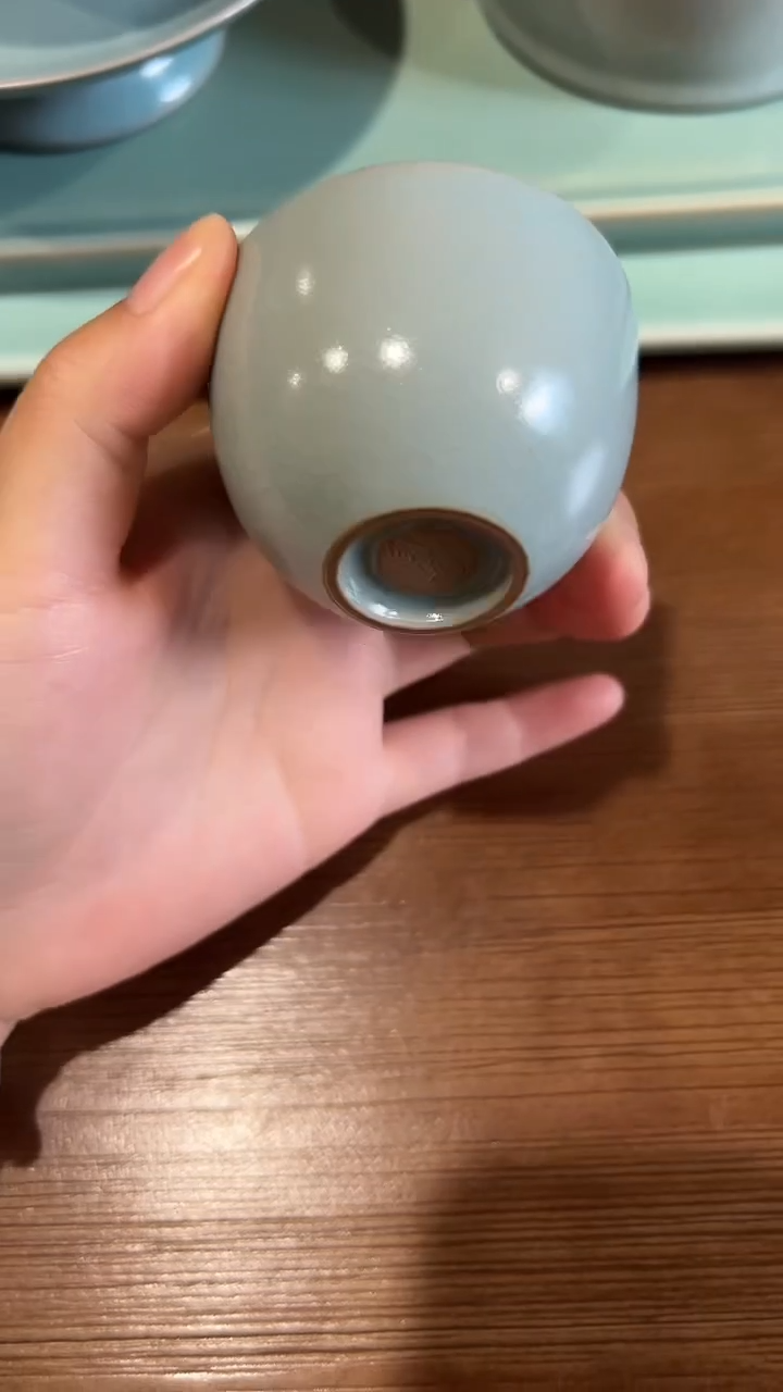 蛋蛋杯 （王国奇手签专属器型）（天青）