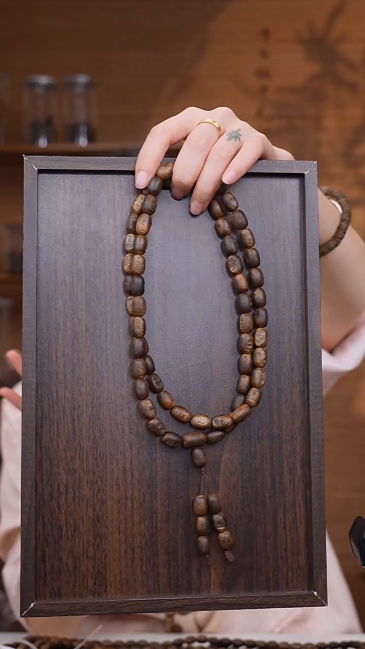 【闪购商品】沉香手串海南白棋瘤疤多圈多样性发一