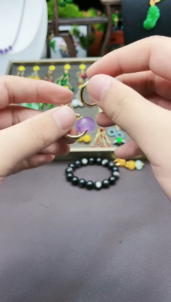 【闪购商品】玛瑙/玉髓耳钉银S925镶嵌727000