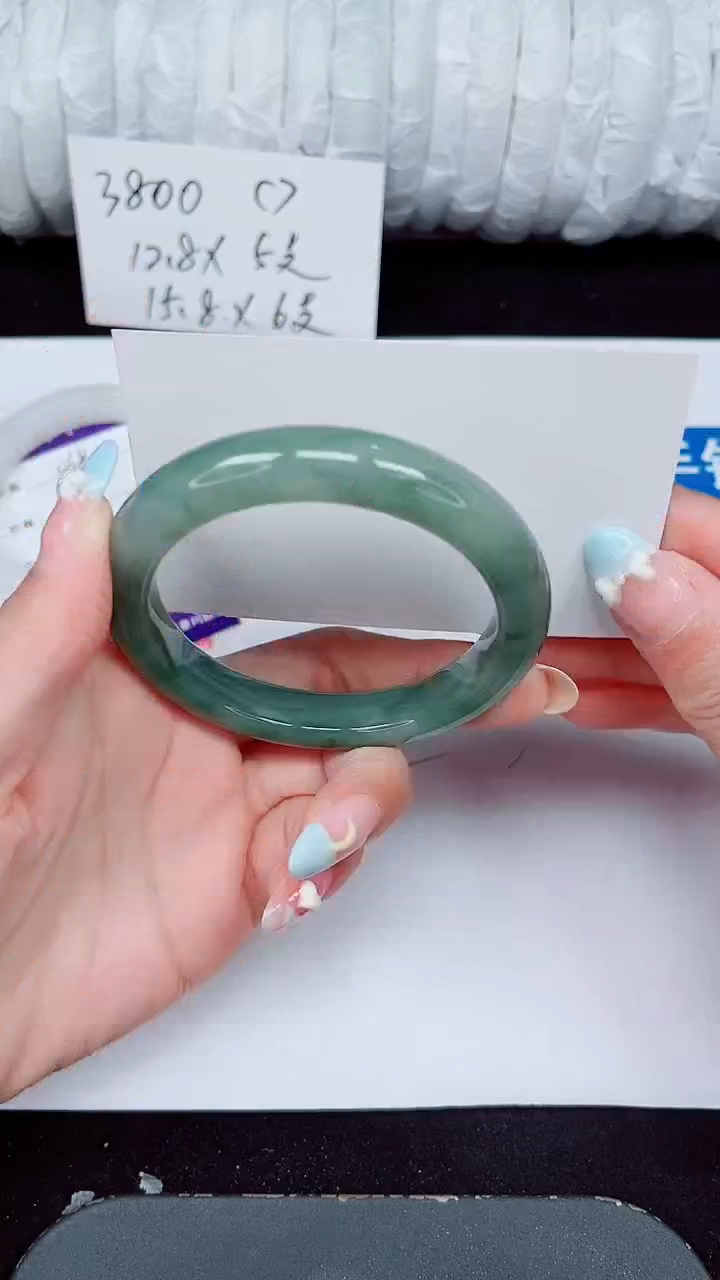 未镶嵌手镯石英质玉369-55/56