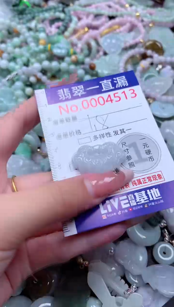 翡翠未镶嵌吊坠(不含链)4513