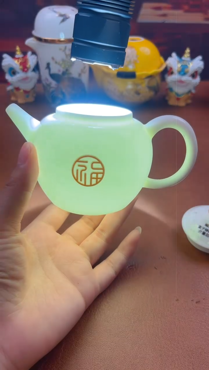 陶瓷茶具摆件旅行套组