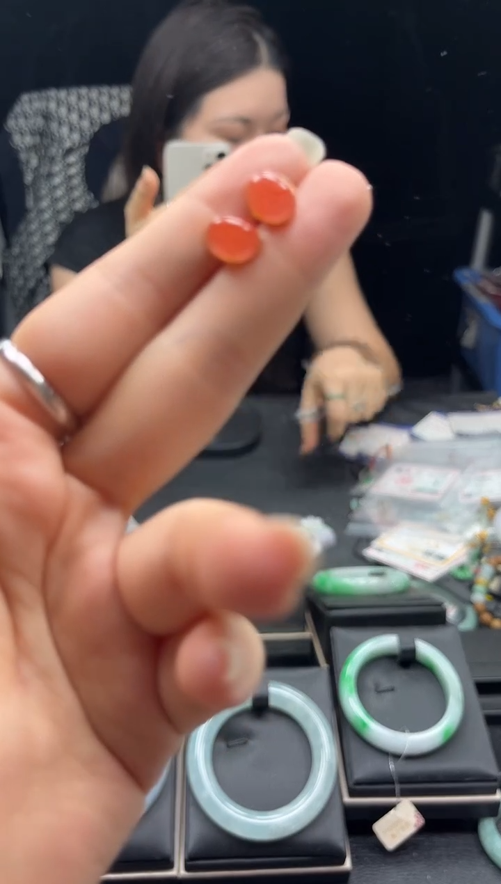 未镶嵌南红玛瑙耳饰0685492224