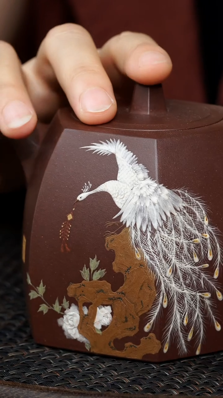 茶壶紫砂0629生日场午直播朱浩六方井栏凤凰