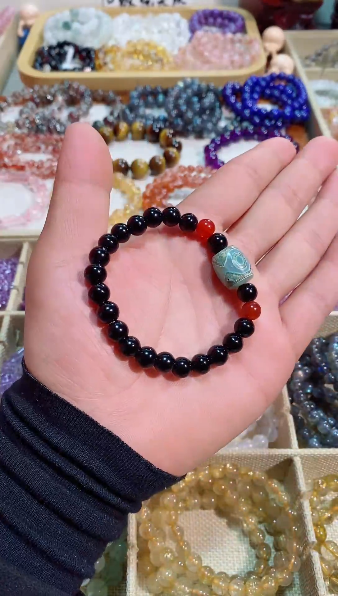 【闪购商品】水晶手链未镶嵌玛瑙8m+ (多样性发其一）