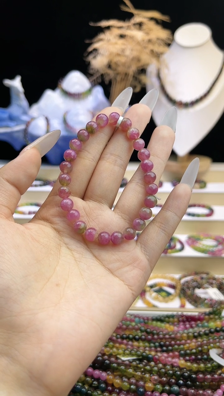 【闪购商品】碧玺/未镶嵌J7mm+碧玺单圈多样性发货