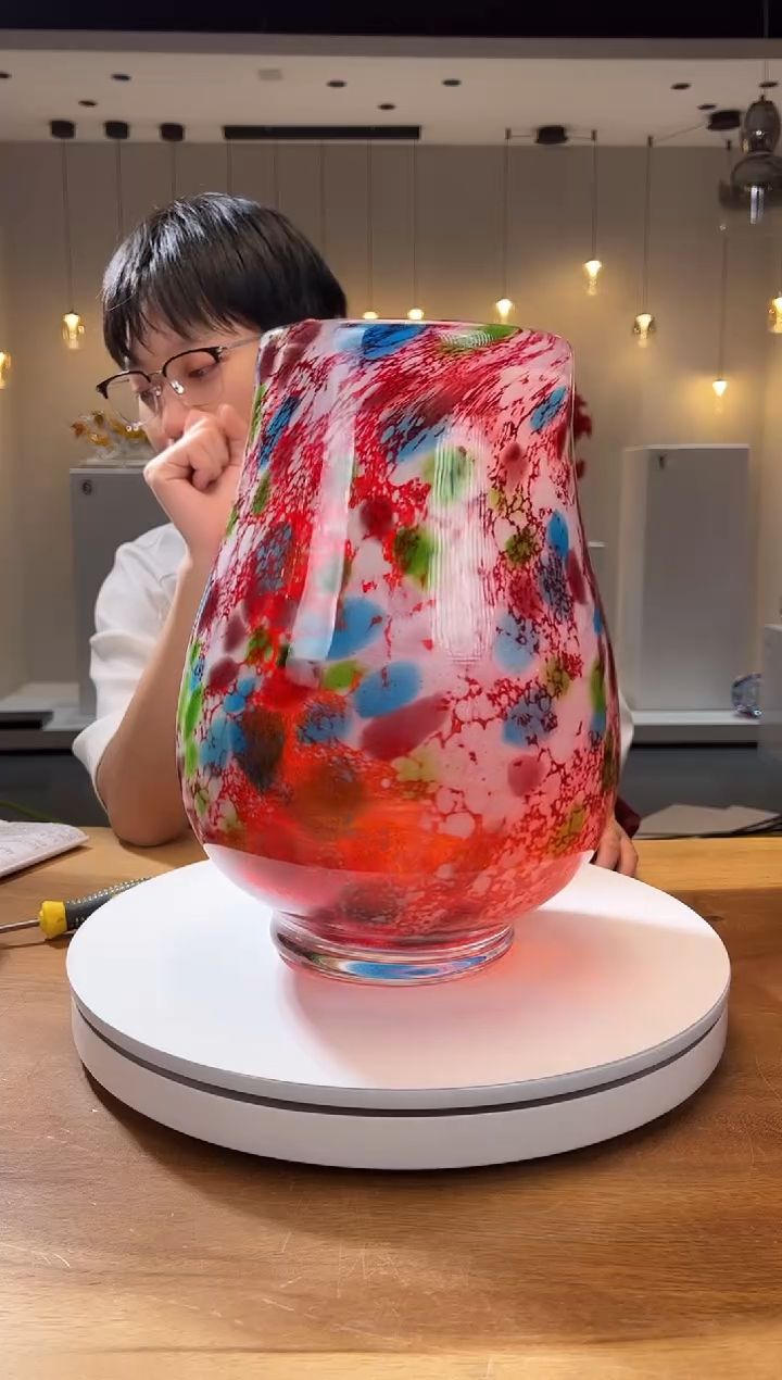 【闪购商品】茶宠巴比特美学 大开口金红花器