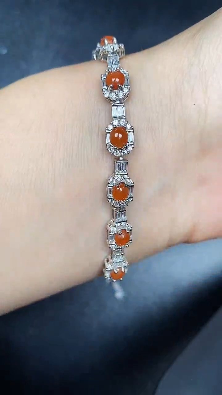 银S925镶嵌戒指翡翠3500