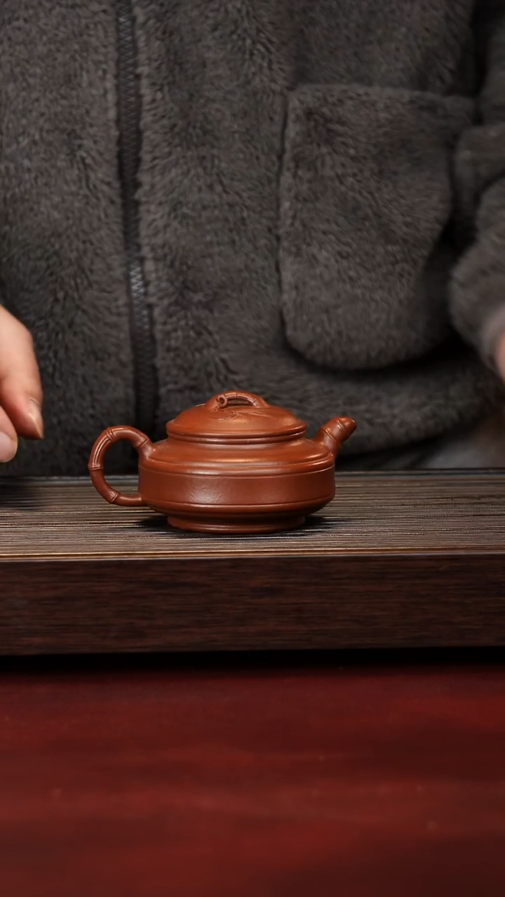 原矿高端紫砂----竹鼓