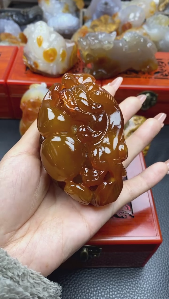 【闪购商品】玛瑙/玉髓手把未镶嵌00