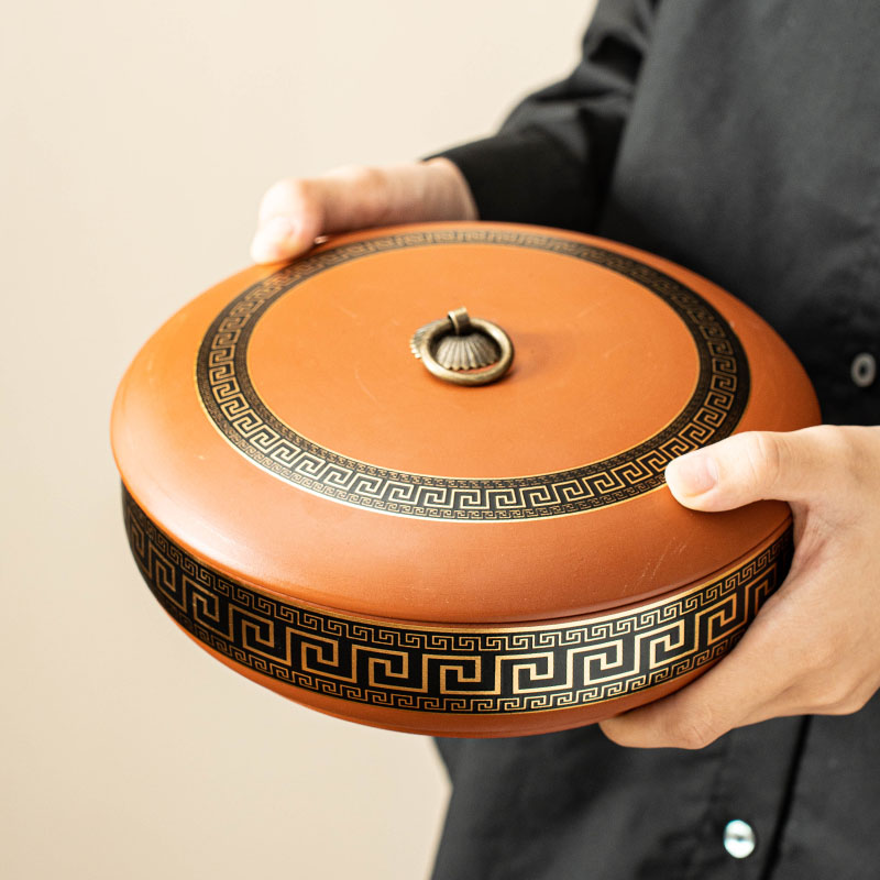 紫砂0360普洱茶饼罐DS