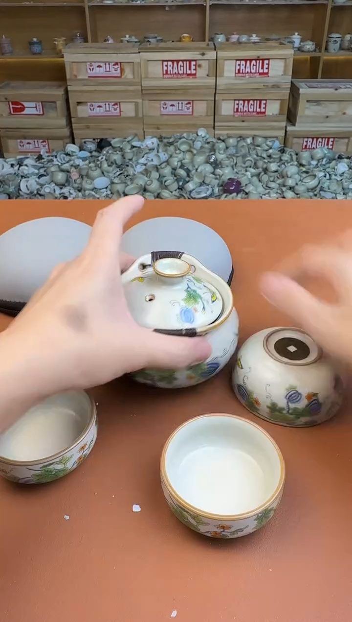 旅行陶瓷介意勿拍有些有瑕疵，库存清货都是孤品亏本卖