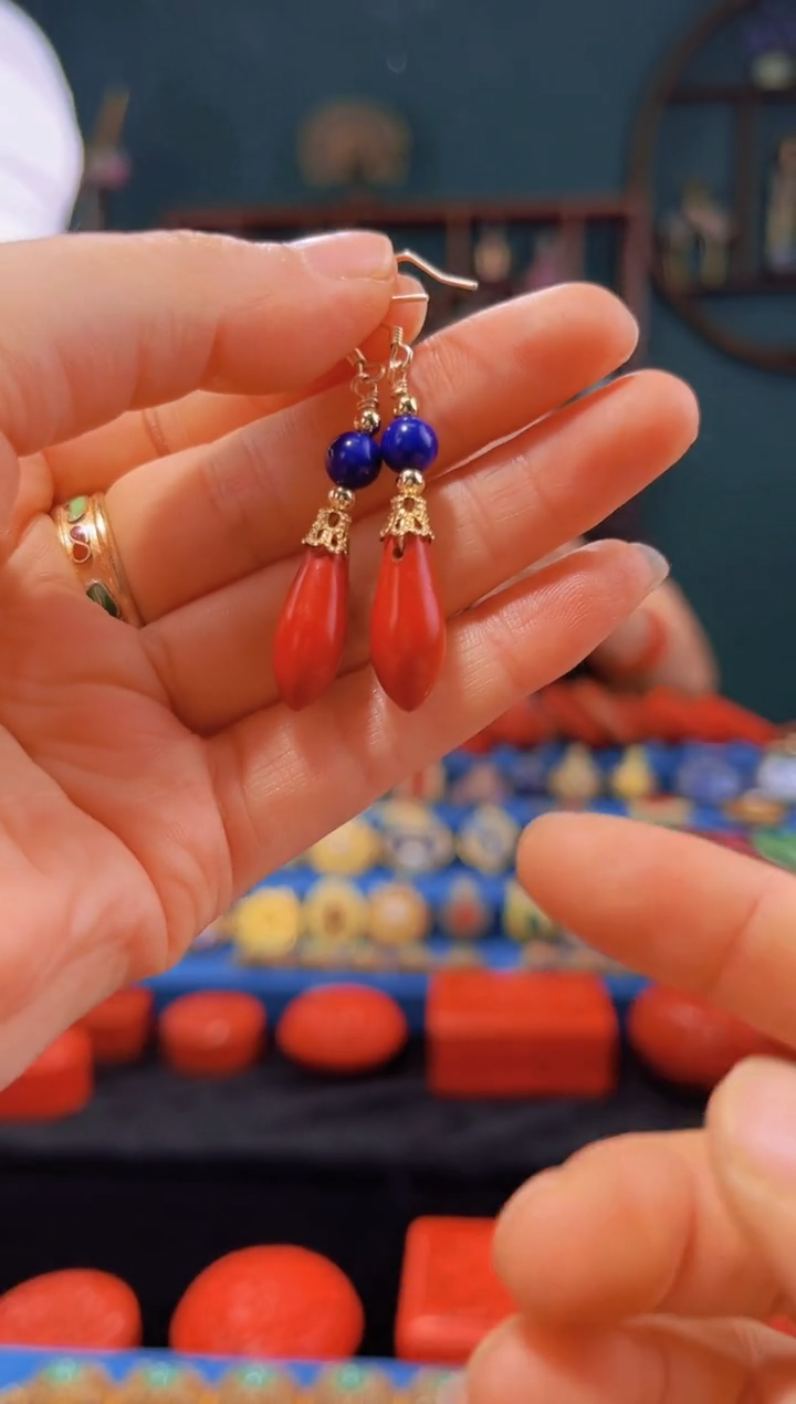 【闪购商品】非遗绝技 素漆耳环