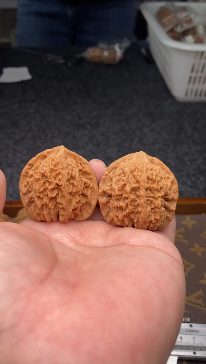 把件文玩核桃B114号44尺满天星