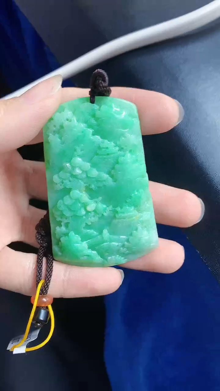 颈饰未镶嵌翡翠天然缅甸a货翡翠