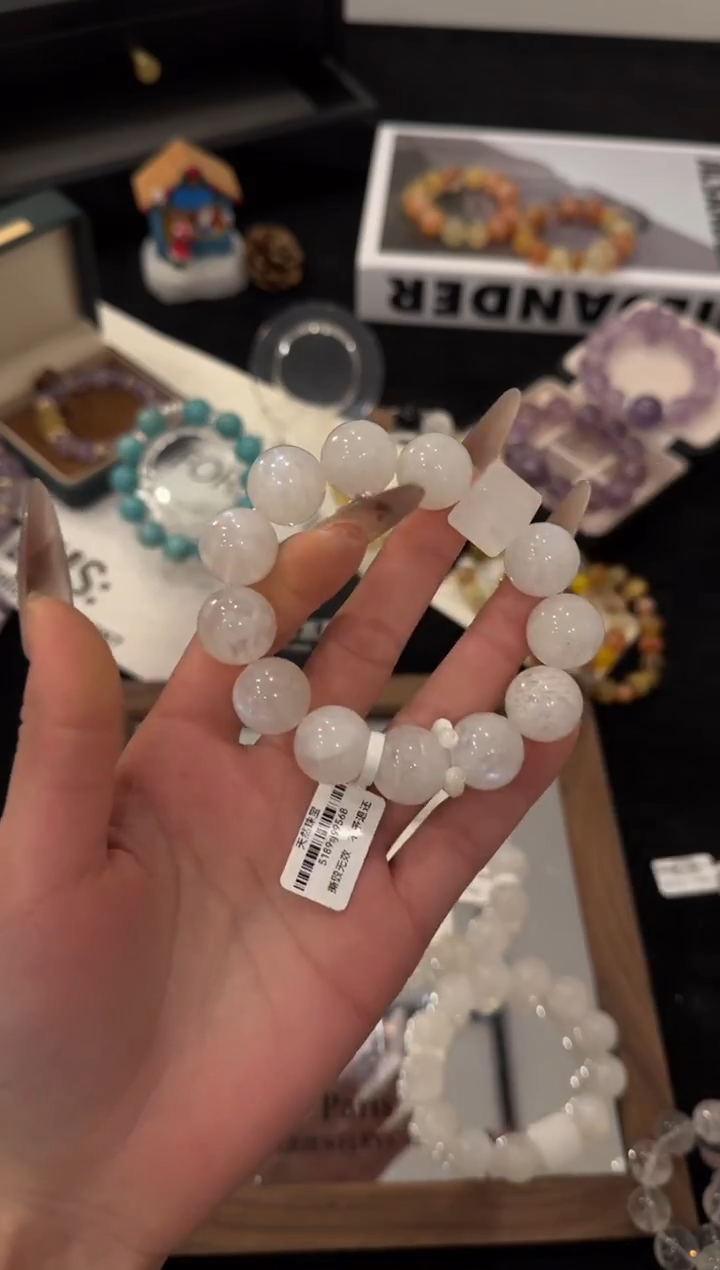 未镶嵌手链水晶雪花月光x3068