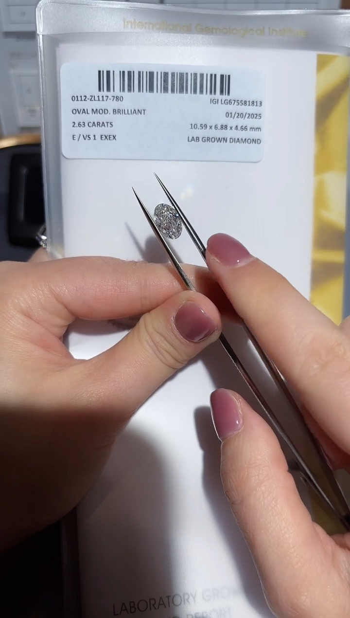 【闪购商品】实验室培育钻石裸石未镶嵌2.63E675581813