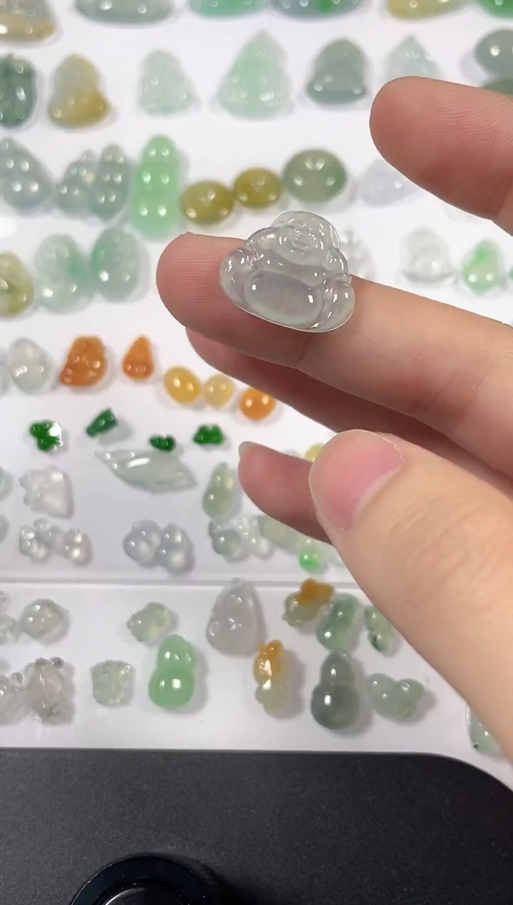 未镶嵌裸石翡翠翡翠未镶嵌颈饰天然翡翠Ａ货8886
