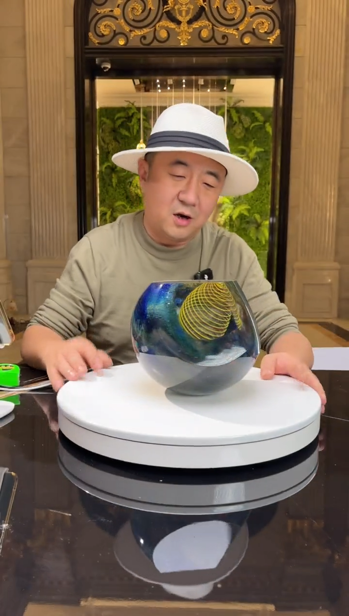 【闪购商品】茶宠AJ06410星空艺术琉璃摆件