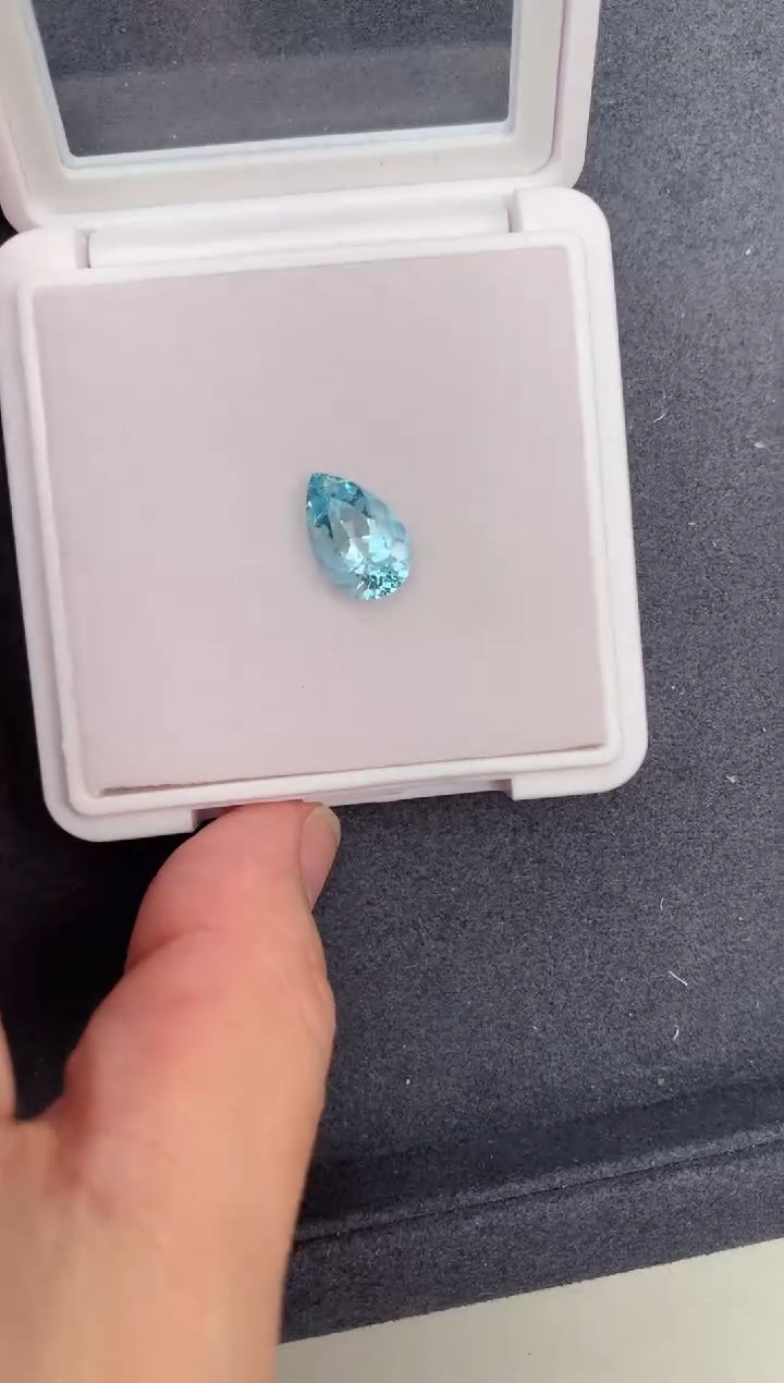 【闪购商品】海蓝宝石裸石未镶嵌2.5ct海蓝宝