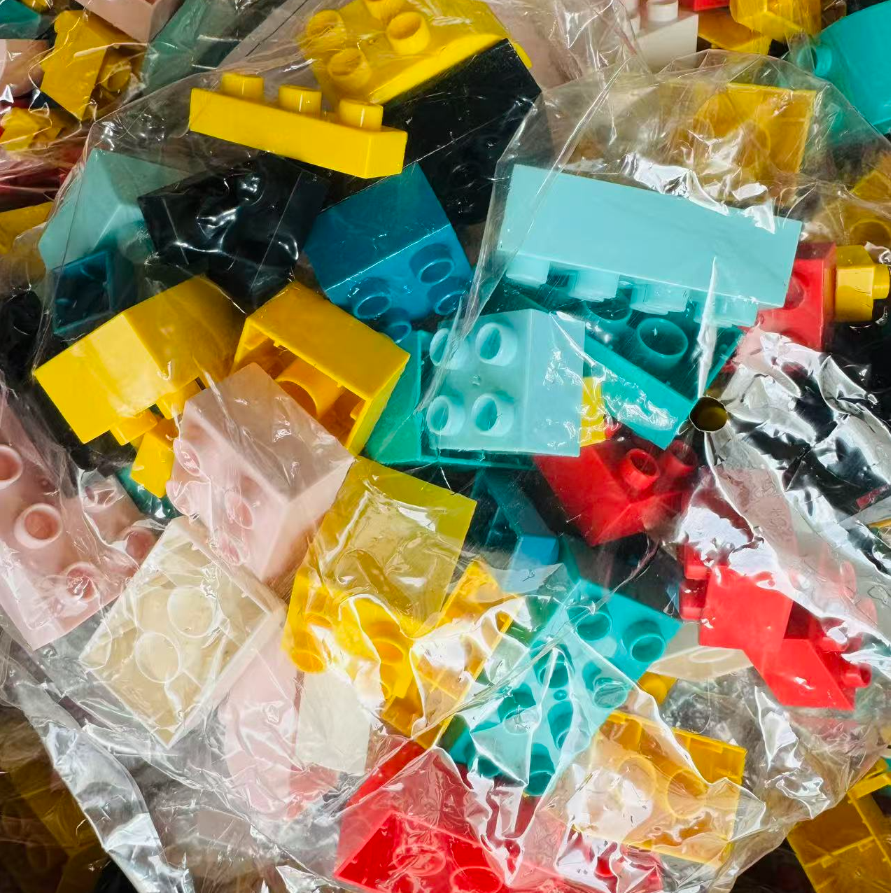 AB大颗粒积木随机发2包科学实验玩具