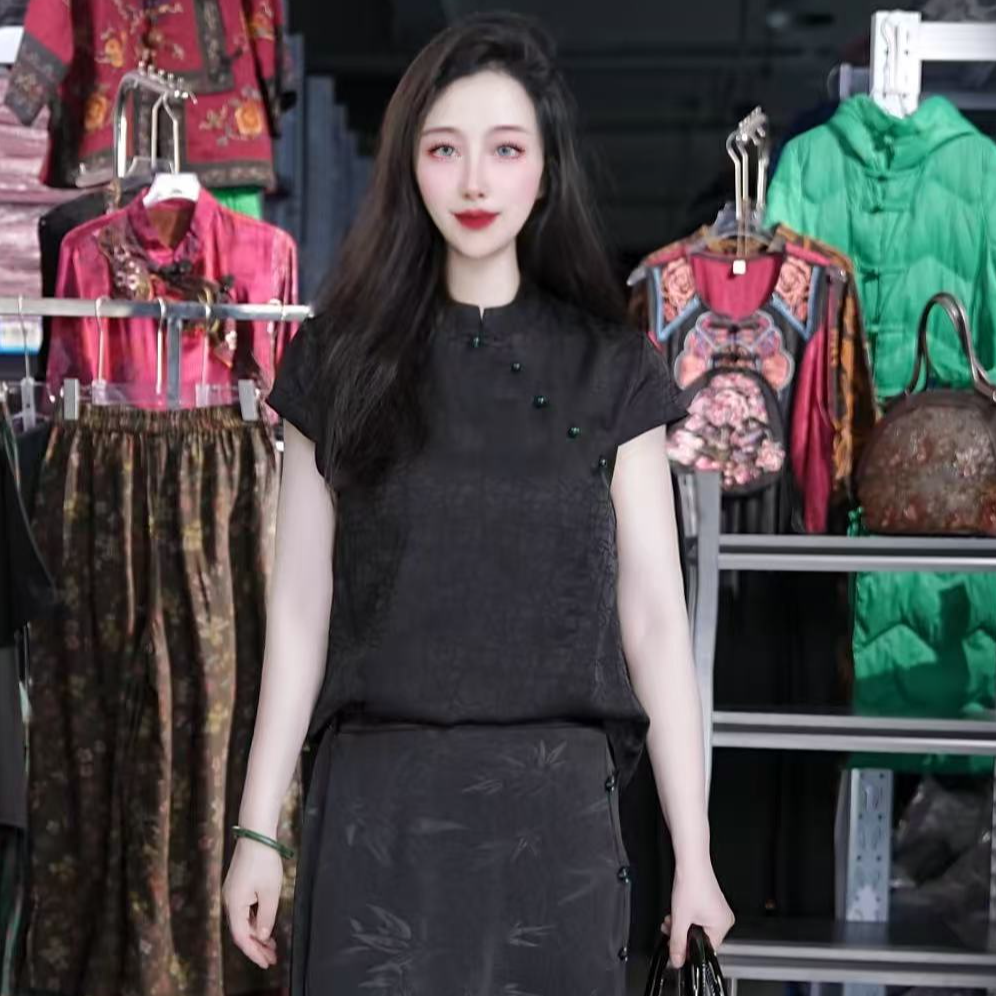 百搭时尚潮流休闲气质显瘦轻奢女款T恤上衣1302