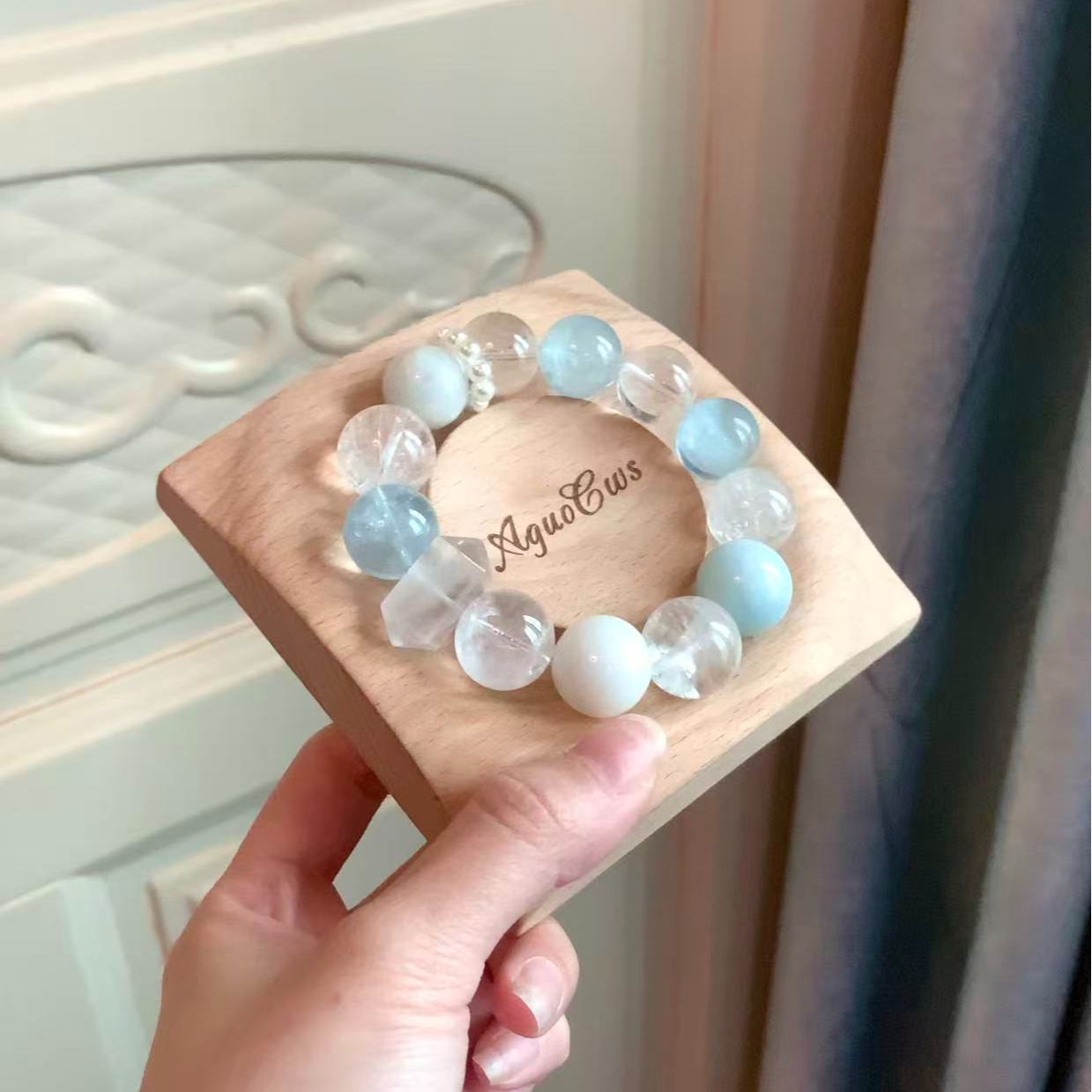 水晶定制diy手串(直播拍）