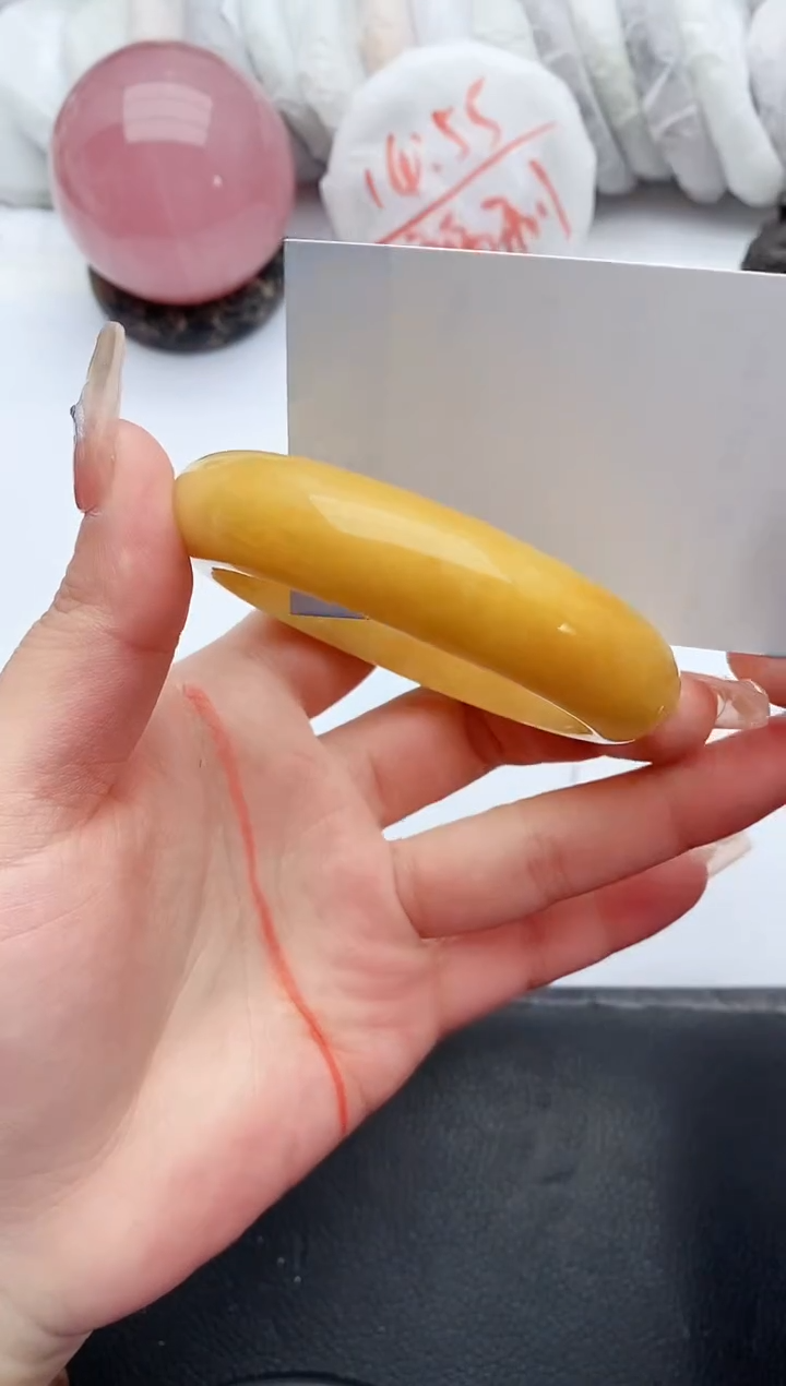 【闪购商品】石英质玉手镯未镶嵌F298+55/56