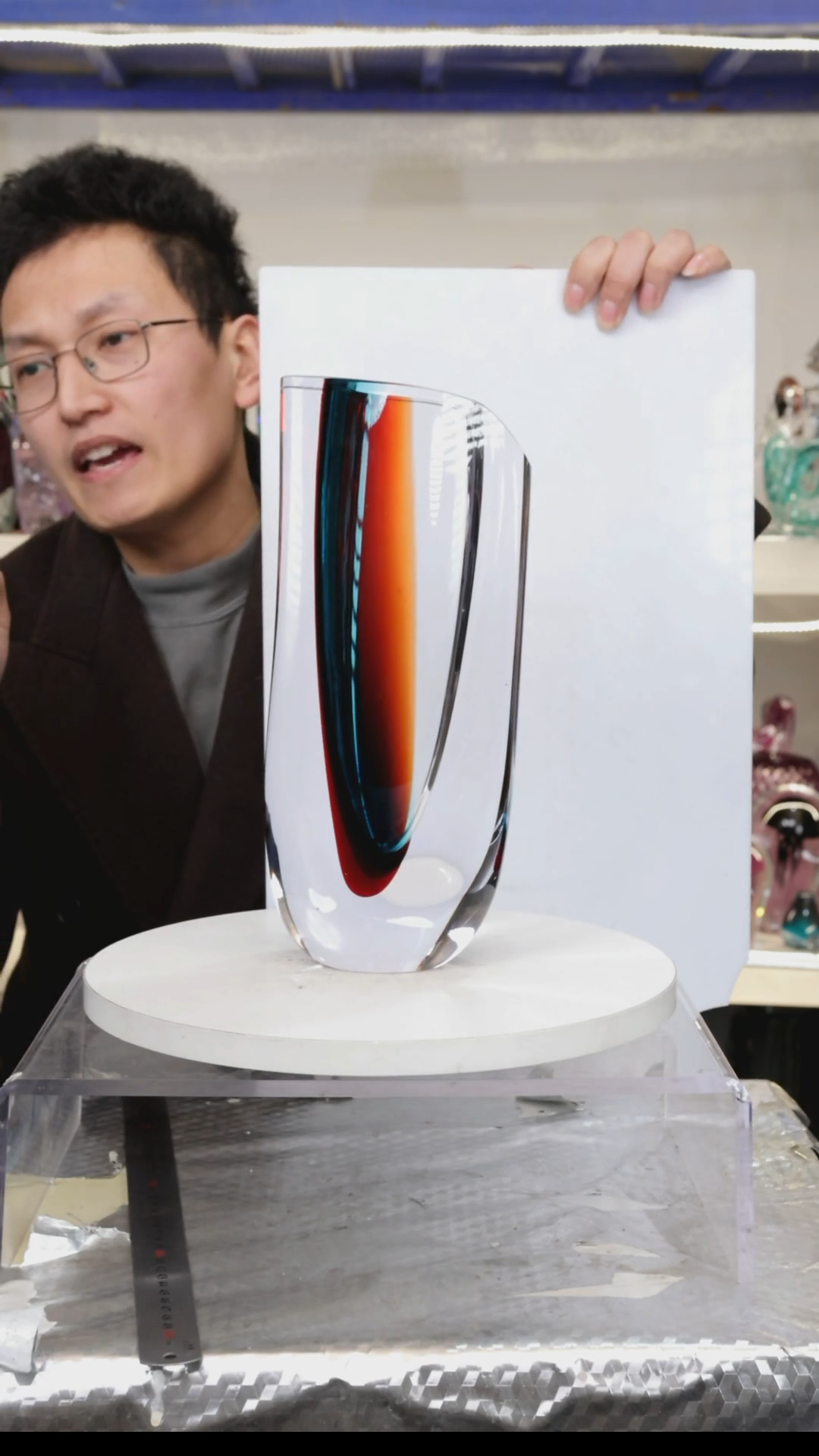 【闪购商品】琉璃高30精品琉璃正常手工痕迹