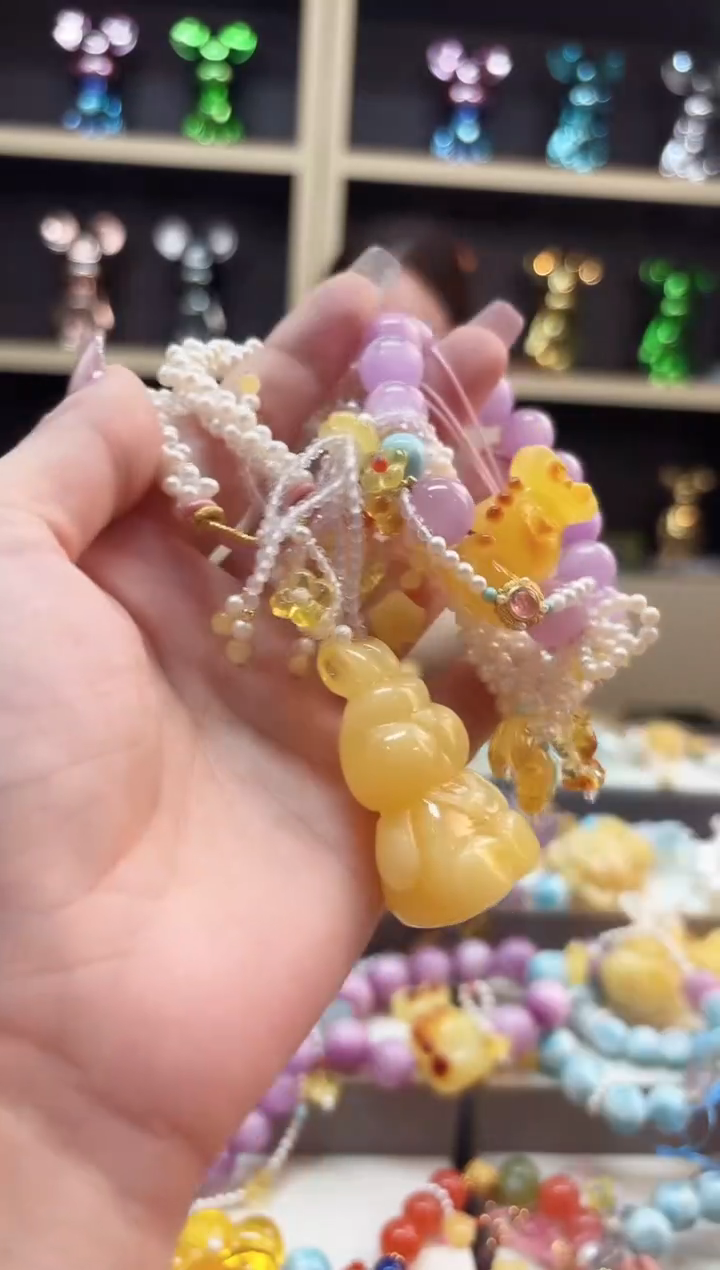 琥珀项链未镶嵌多样性发货一一一