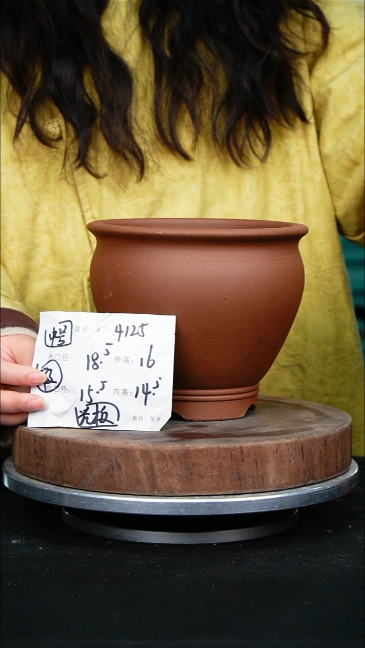 紫砂花盆4125瑕疵紫砂花盆