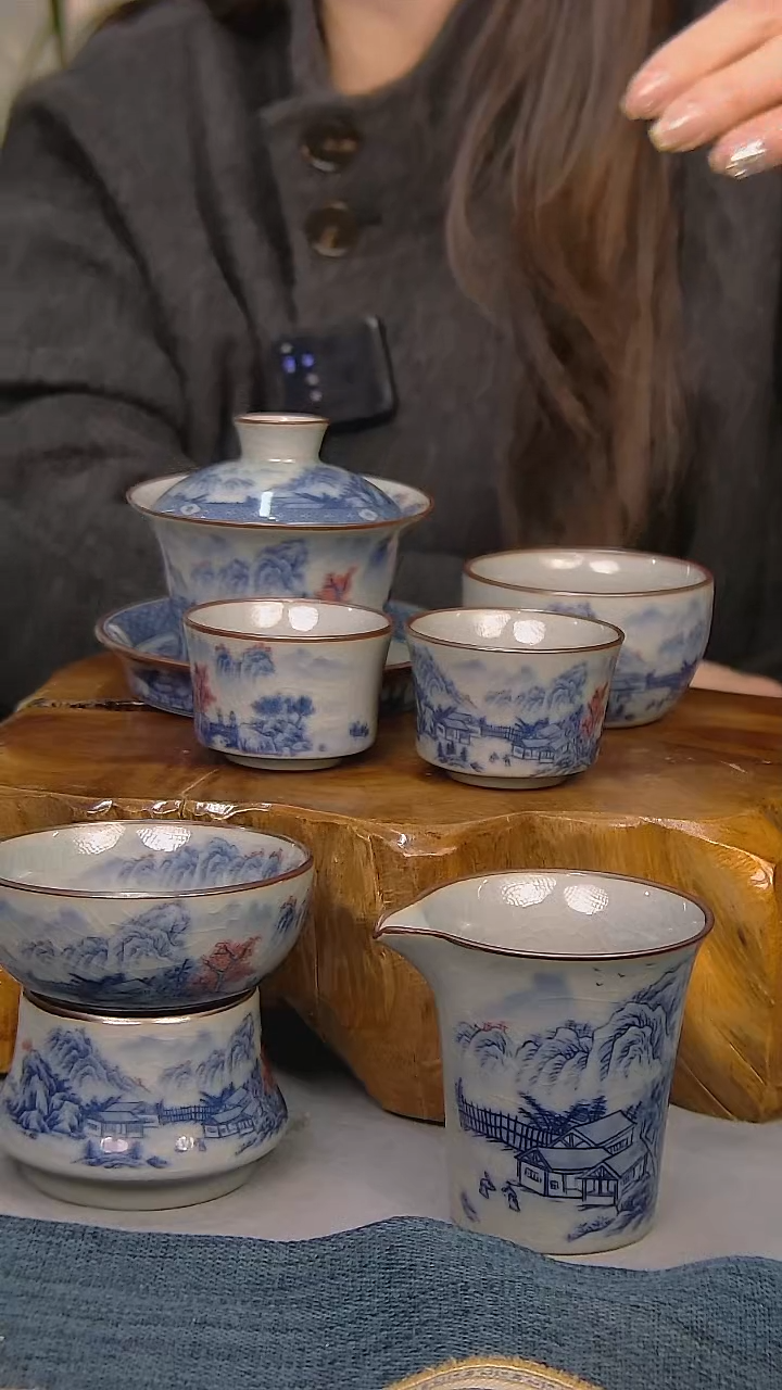 【闪购商品】简装家用款6件套 陶瓷家用茶具系列