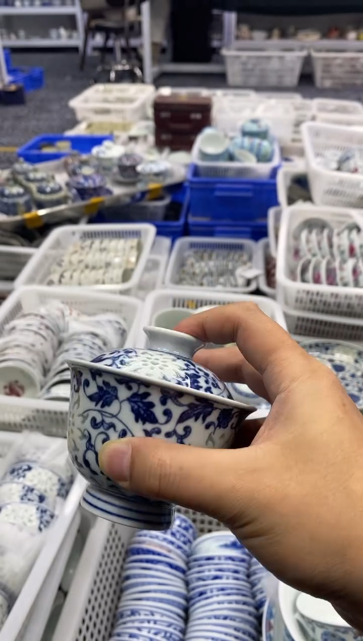 摆件陶景德陶瓷茶具容量约140