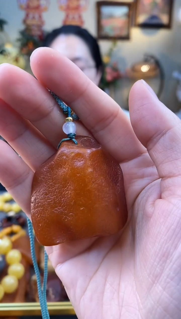 【闪购商品】未镶嵌琥珀颈饰吊坠
