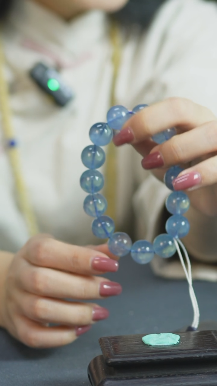 【闪购商品】铜海蓝宝手串 福源堂 M