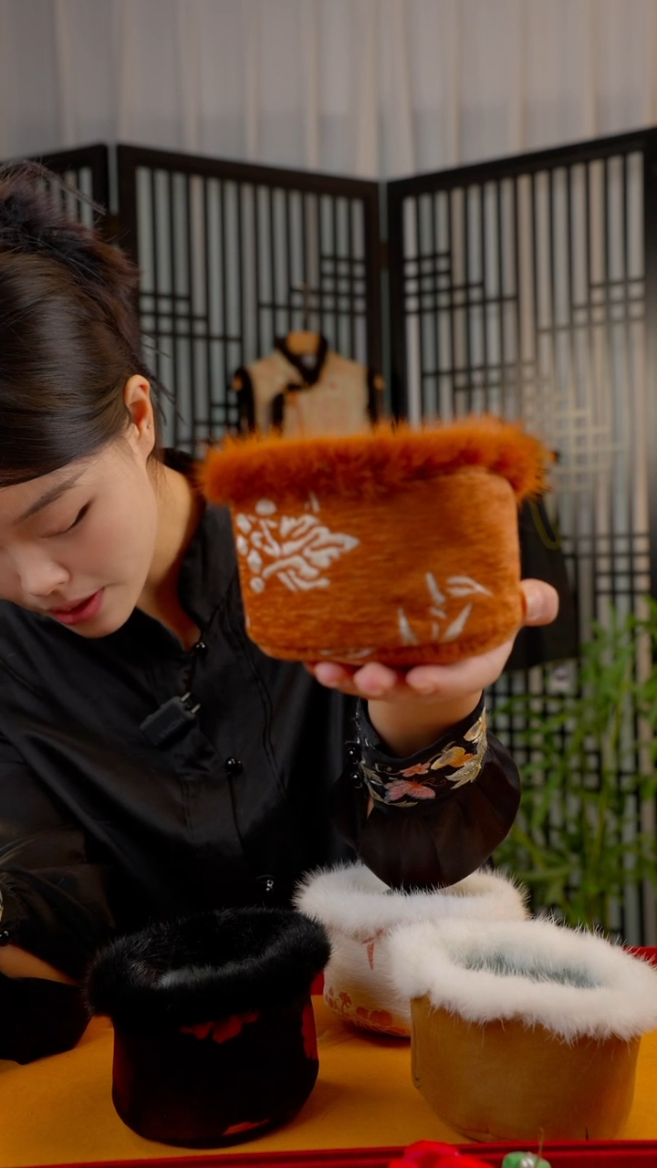 刺绣旺***舒非遗绒花手工饰品