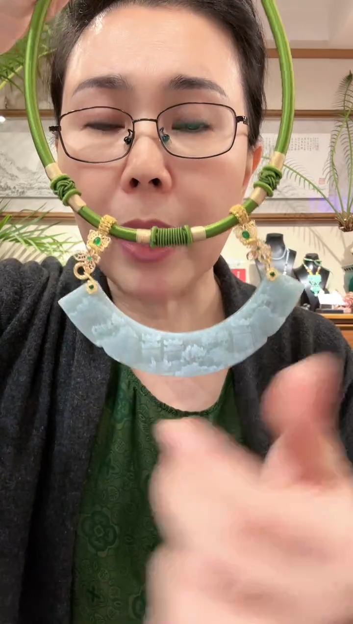 【闪购商品】翡翠颈饰未镶嵌国风