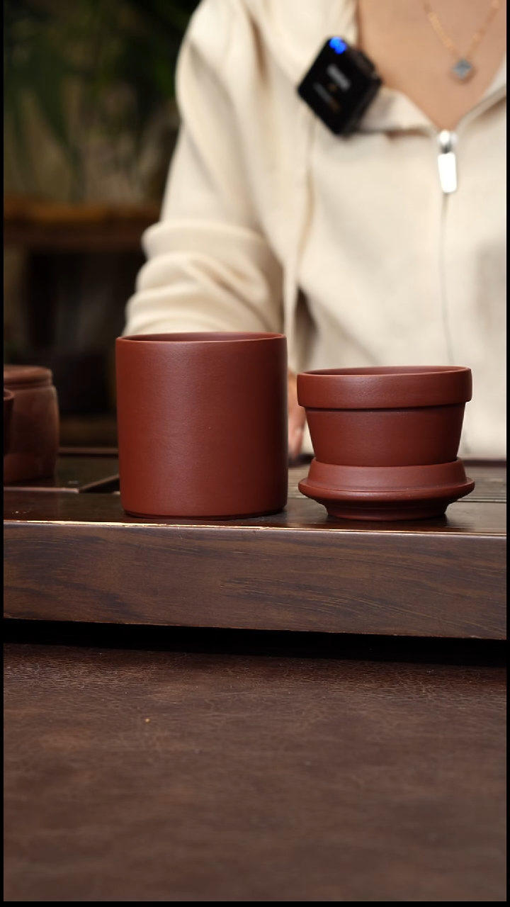 茶壶紫砂红清水快乐杯