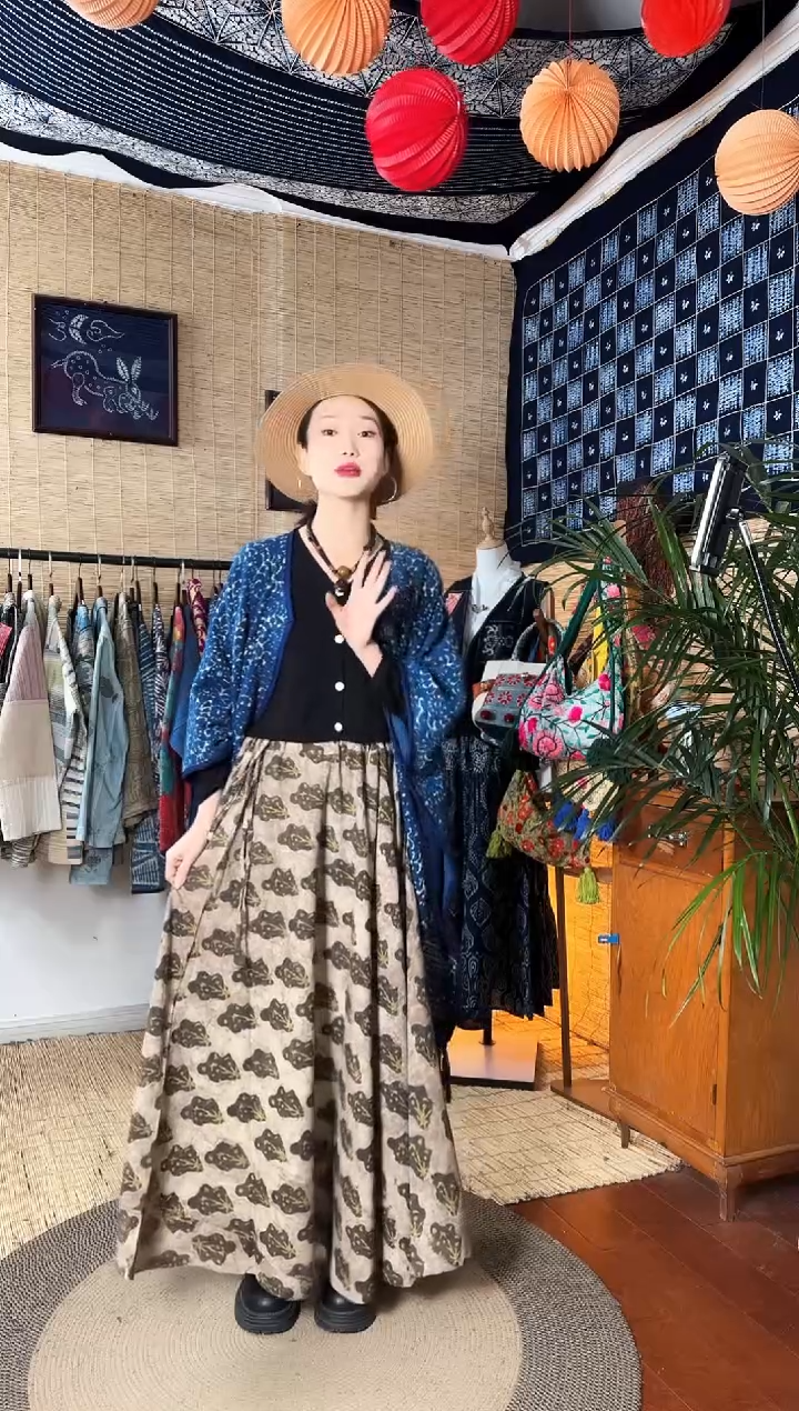 【闪购商品】设计师款抽绳裙子